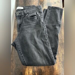 Gap Women’s Straight Leg Black Stretch Jeans